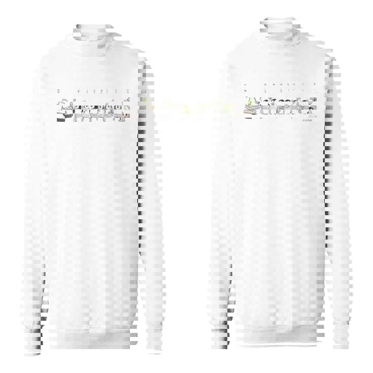 ねこぺん日和 七草粥 スウェットシャツ