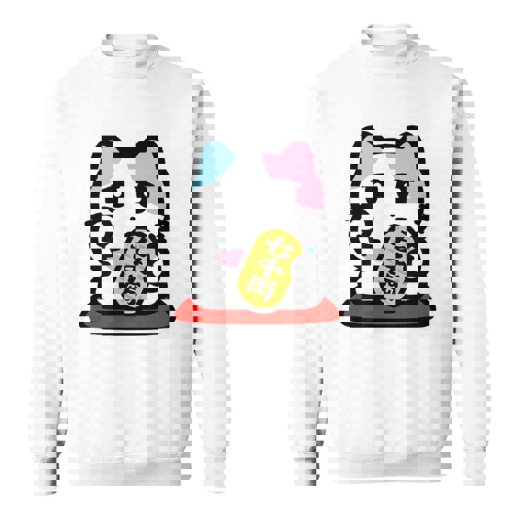 びーえするるる【Bsテレ東公式】まねきねこイラストtシャツ（10色） スウェットシャツ