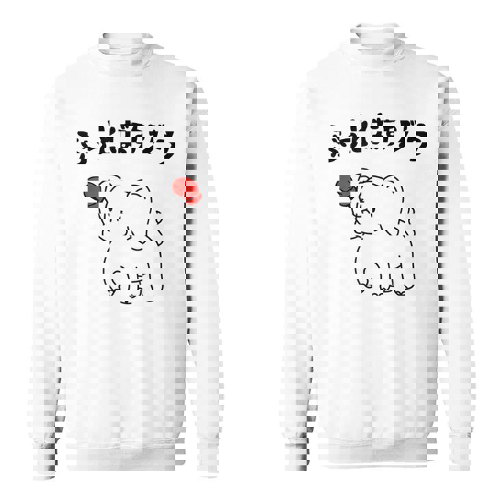 ぶっとばすゾウ オヤジギャグ おやじギャグ ジョーク ダジャレ好き 面白いネタ ダジャレ おもしろ スウェットシャツ