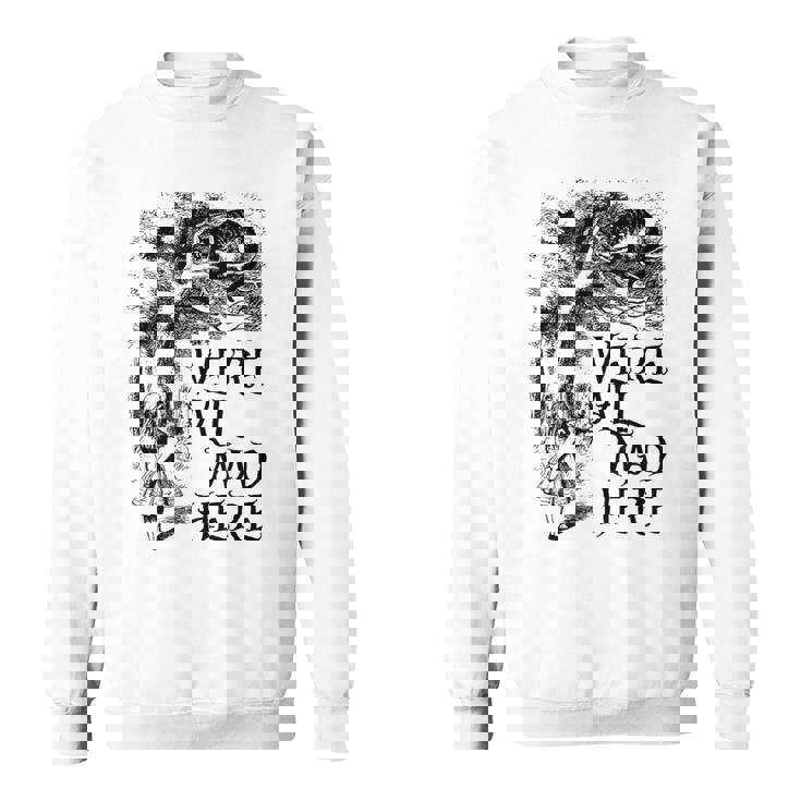 みんな怒ってるよ不思議の国のアリス スウェットシャツ