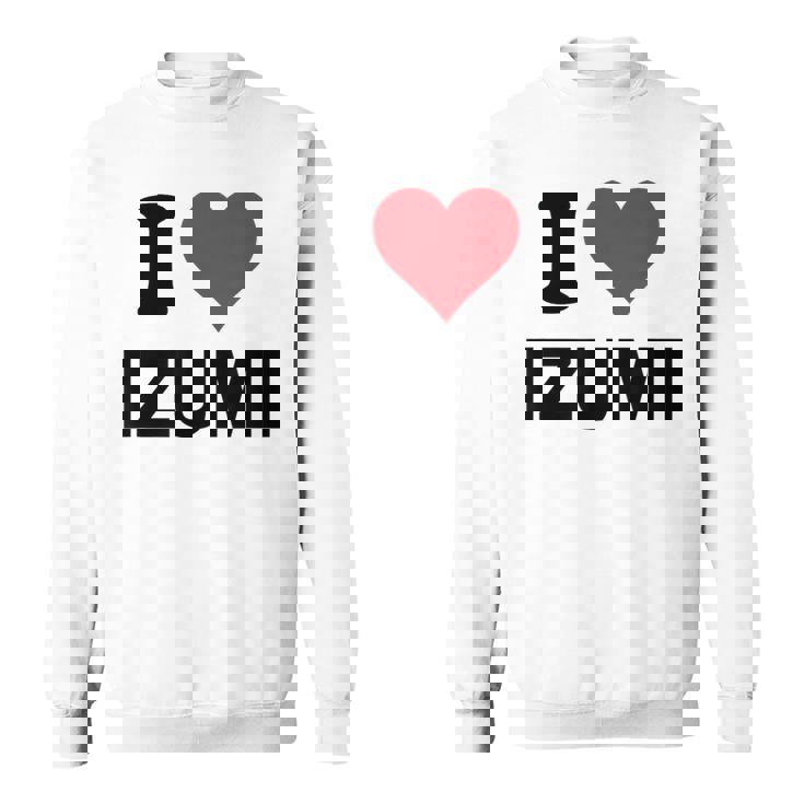 アイハート 和泉 日本 大好き 日本土産アイテム スウェットシャツ