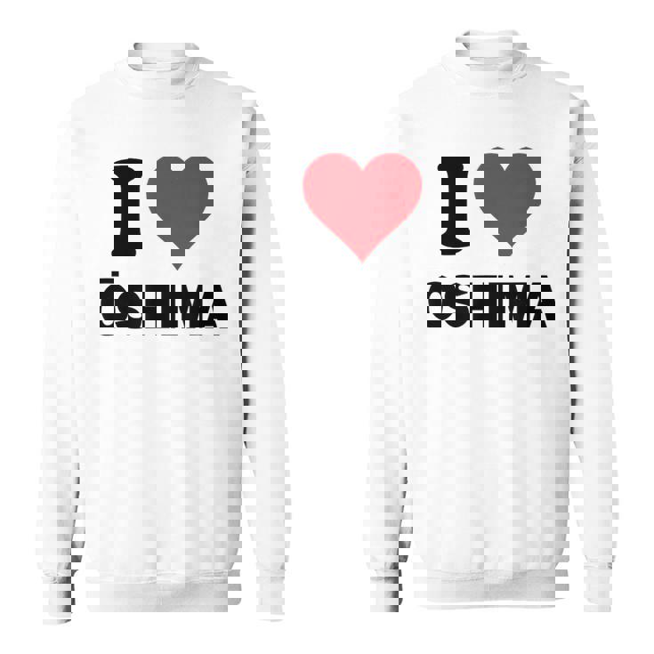 アイハート 大島ジャパンラブ 日本土産 スウェットシャツ