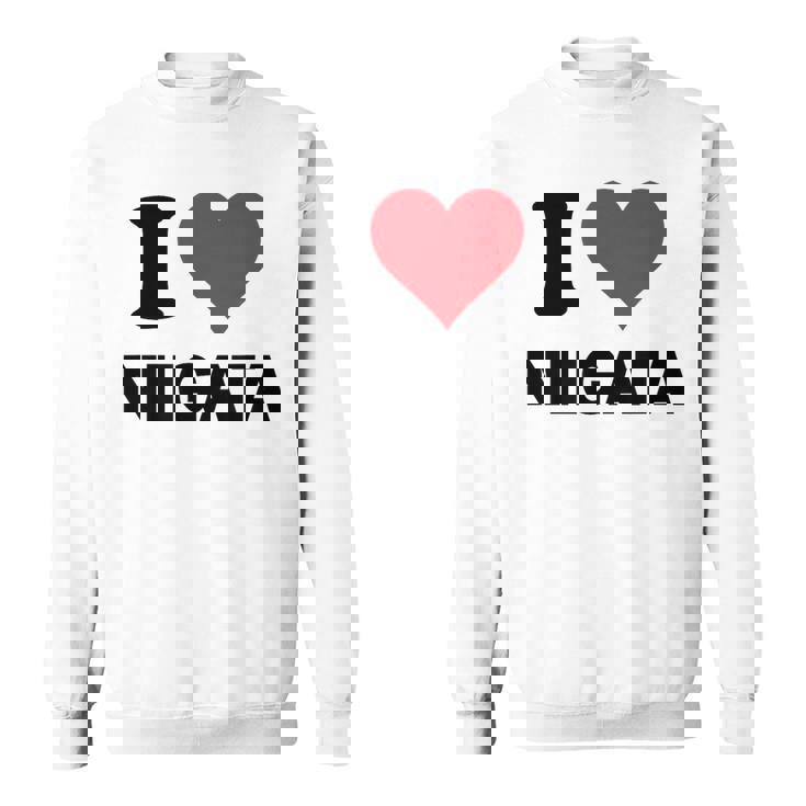 アイハート 新潟 日本 愛 日本土産 スウェットシャツ