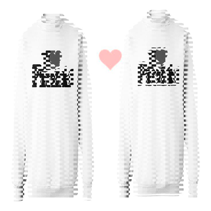 アイラブハートピロシキピロシキ スウェットシャツ