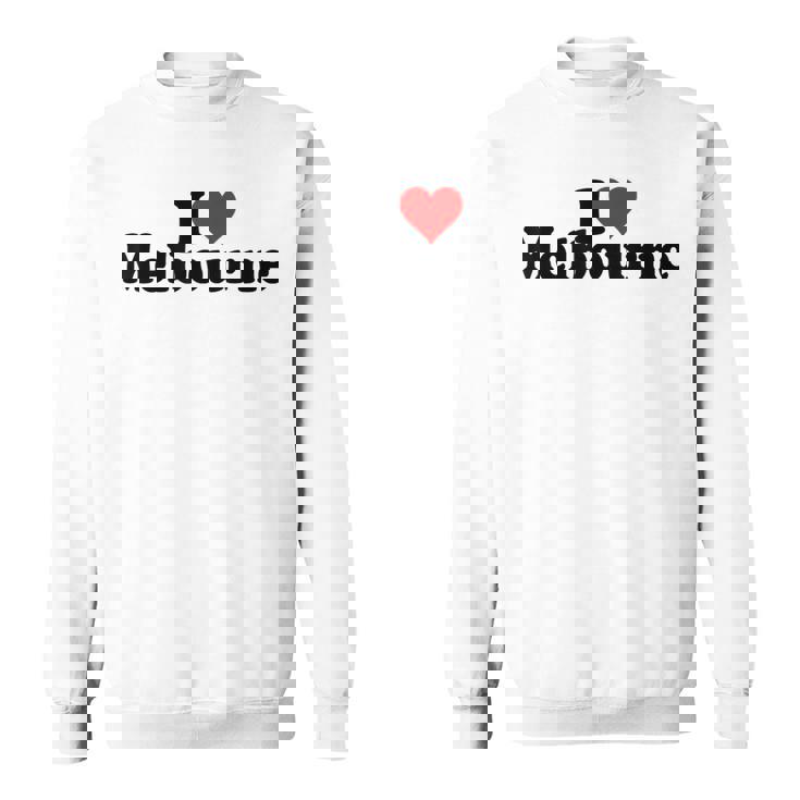 アイラブハートメルボルンオーストラリア スウェットシャツ