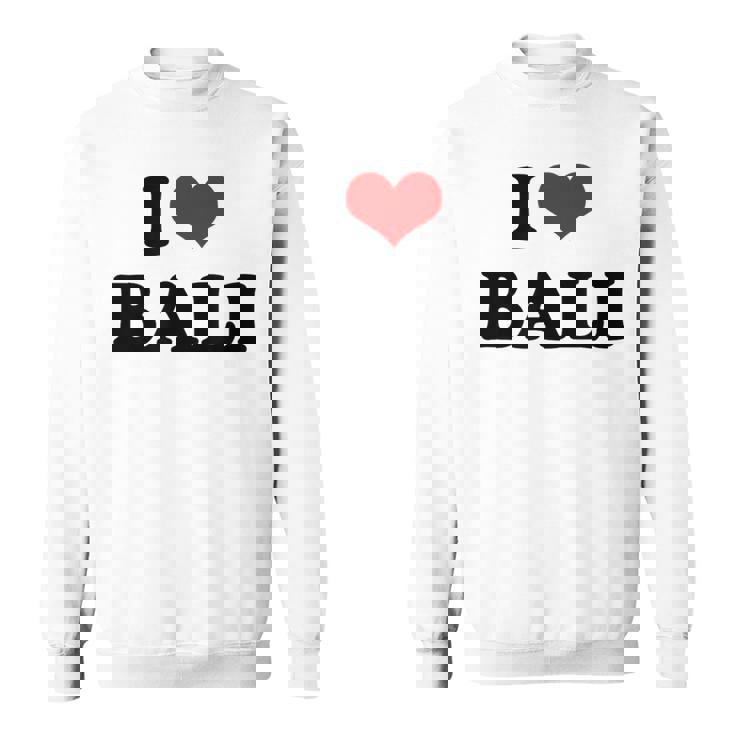 アイラブバリハートバリバケーション スウェットシャツ