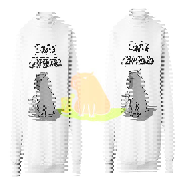 アイ・アム・ア・カイピバラ～カイピリーニャ・カクテル好きのカピバラ～ スウェットシャツ