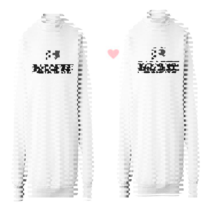 アイ・ハート Usa シティ-アイ・ラブ・パラダイス スウェットシャツ