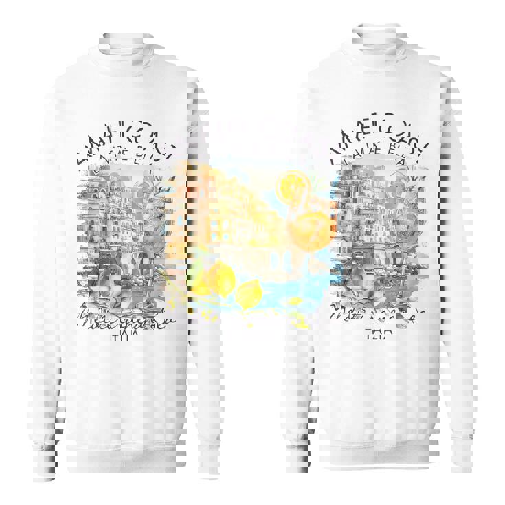 アマルフィ 海岸 イタリア 旅行 旅行 バケーション 地中海 スウェットシャツ