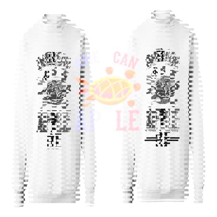 アメリカ国旗-アメリカン・アズ・アップルパイ スウェットシャツ