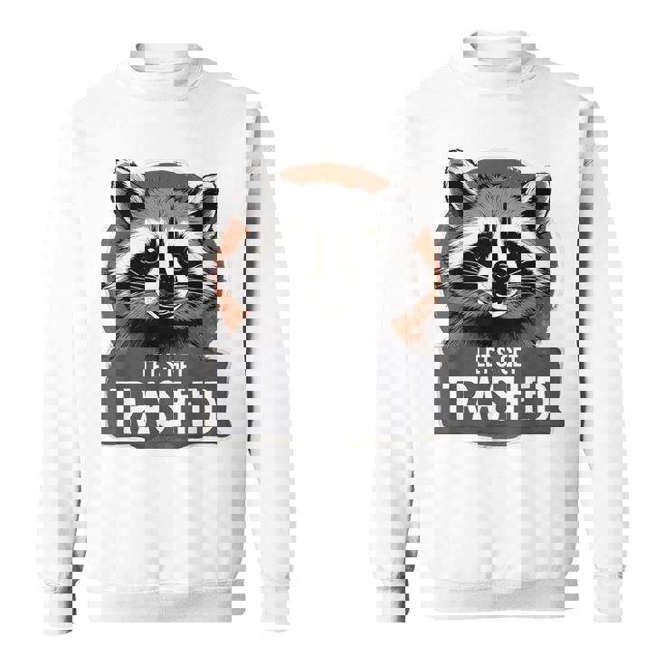 アライグマコスチュームtシャツ グルービー Let's Get Trashed スウェットシャツ