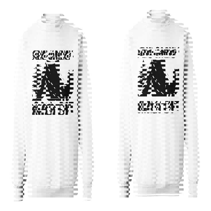 アルパカ キャンプ 恋人 テント キャンパー 行楽 キャンプ アルパカ 長袖tシャツ スウェットシャツ