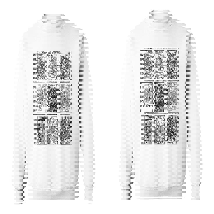 アルブレヒト・デューラー 名画 イラスト レトロ ヴィンテージ クラシック アート 長袖tシャツ スウェットシャツ