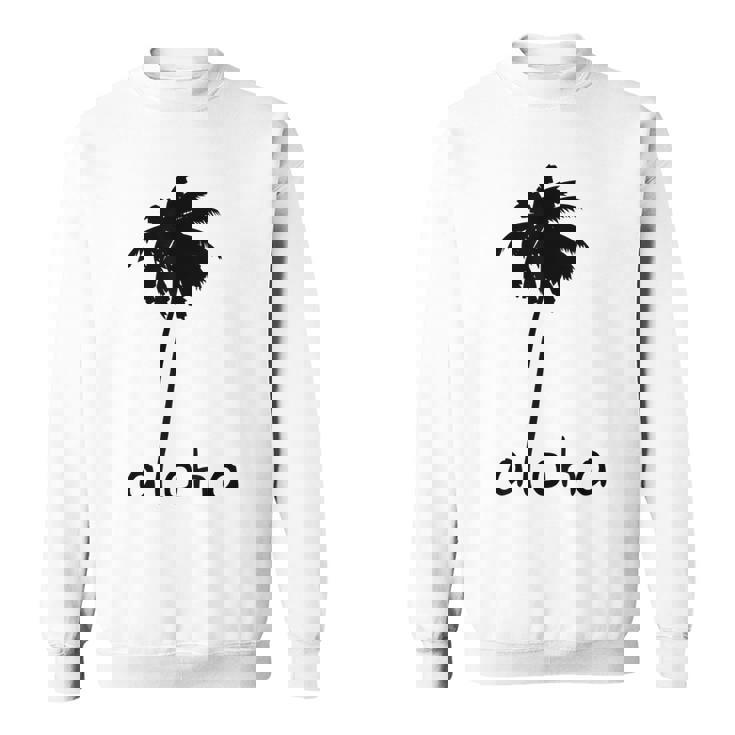 アロハ ハワイ ハワイアン ヤシの木 スウェットシャツ