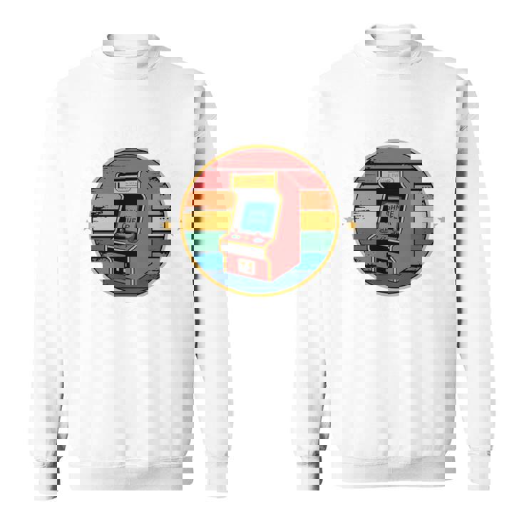アーケード ゲーマー ビデオゲーム レトロ ゲーマー 長袖tシャツ スウェットシャツ