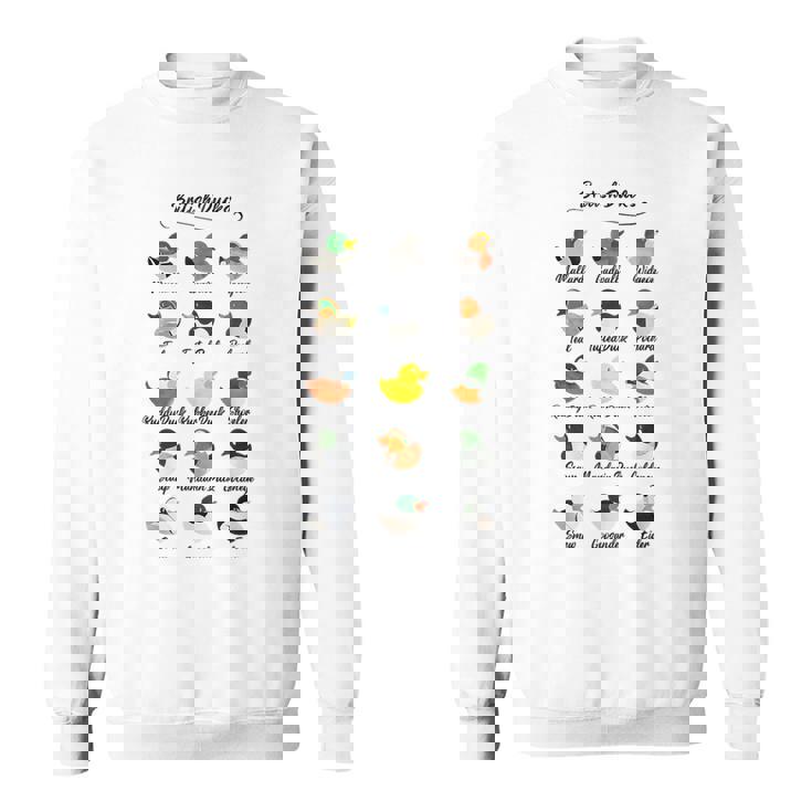 イギリス アヒル かわいい 動物 鳥 陽気なウィットティユーモア スウェットシャツ