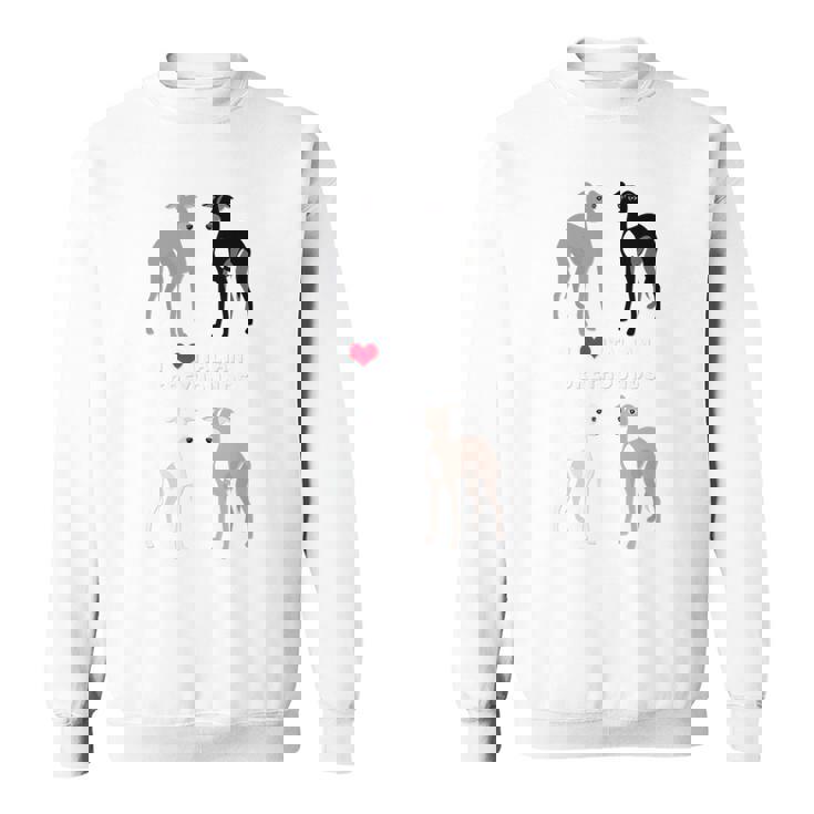 イタリアン・グレイハウンドが大好き スウェットシャツ