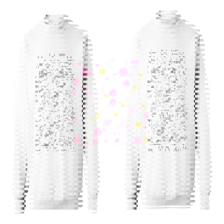 イット・イズ・ウェル・ウィズ・マイ・ソウル スウェットシャツ