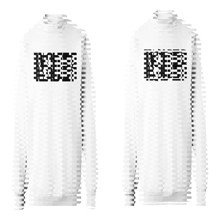 インサイダー スウェットシャツ