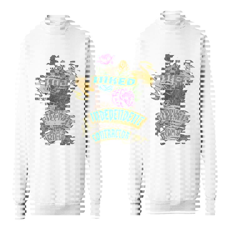 インディペンデント コントラクター インクドクロ タトゥー バックサイドデザイン スウェットシャツ