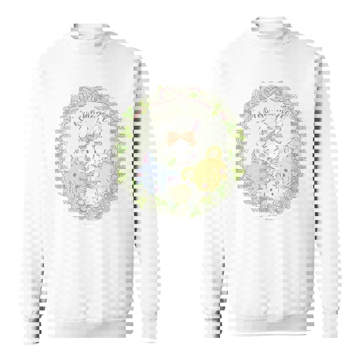 ウィッシュミーメル フラワーリース スウェットシャツ