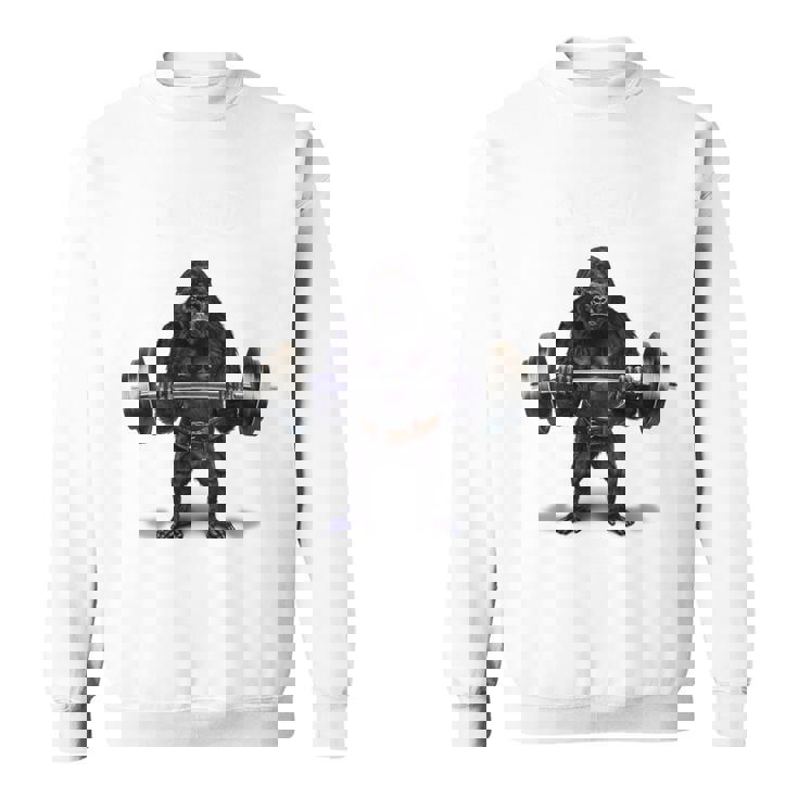 ウェイトリフティング 筋トレ バーベル やる気がないなら家に帰れ ゴリラ スウェットシャツ