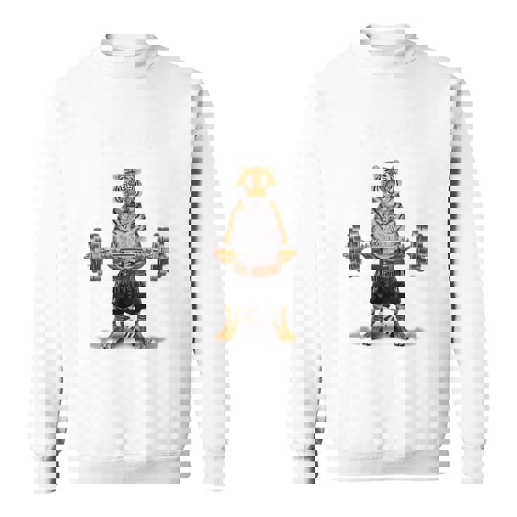 ウェイトリフティング 筋トレ バーベル やる気がないなら家に帰れ トラ 虎 スウェットシャツ