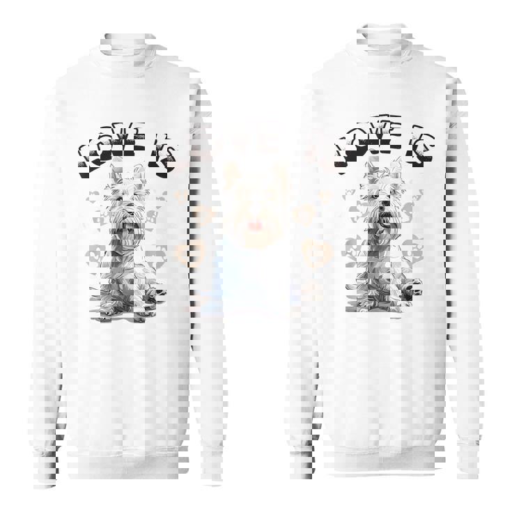 ウェスティ・ウェスト・ハイランド・ホワイト・テリア犬種愛は スウェットシャツ