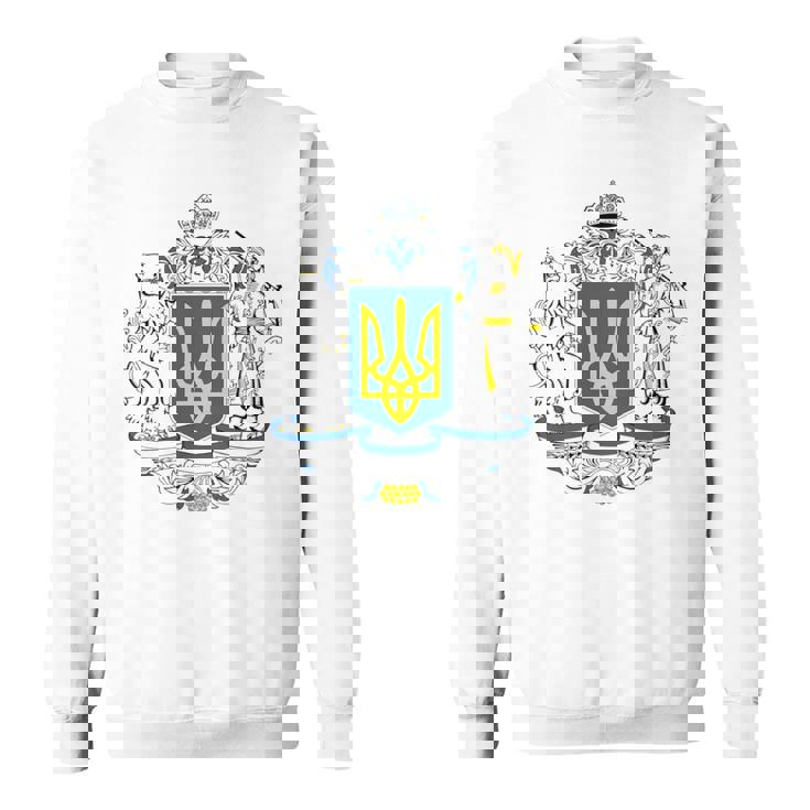 ウクライナ ウクライナ国旗 トラディショナル 長袖tシャツ スウェットシャツ