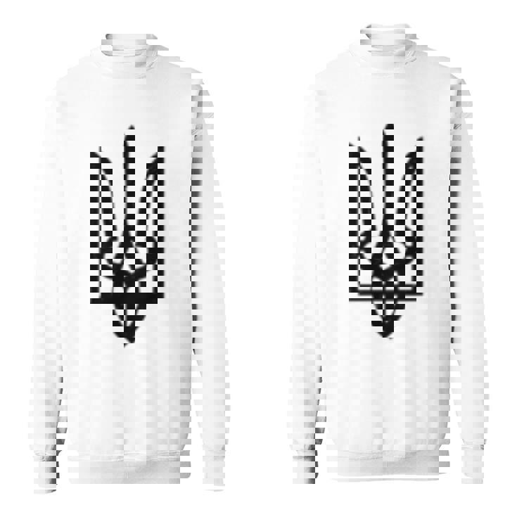 ウクライナトライデントシンボル ウクライナトライズブ 長袖tシャツ スウェットシャツ