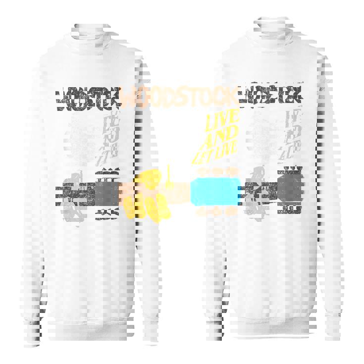 ウッドストック・ライブ・アンド・レット・ライブ スウェットシャツ