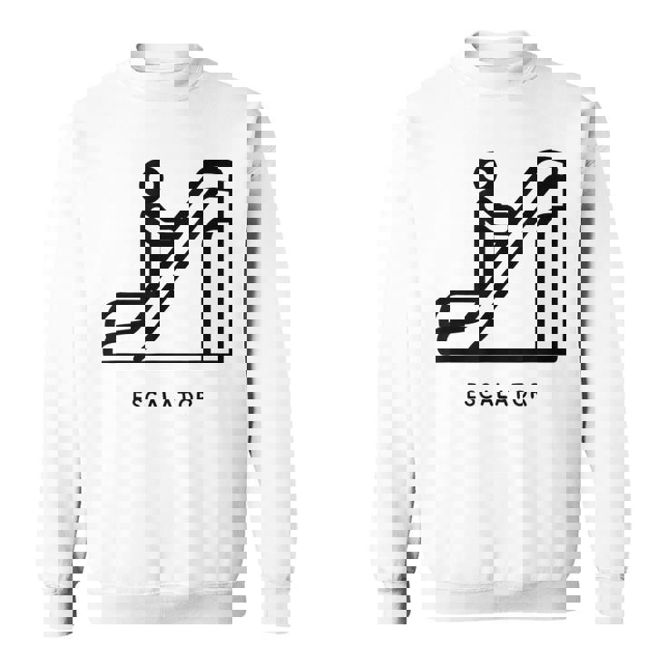 エスカレーター スウェットシャツ