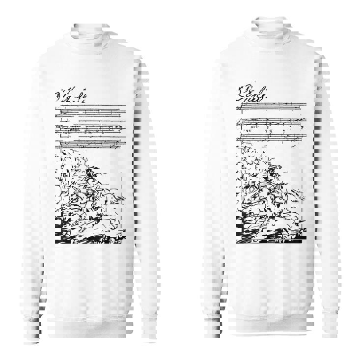 エルケーニッヒ・ゲーテの詩シューベルトの歌 スウェットシャツ