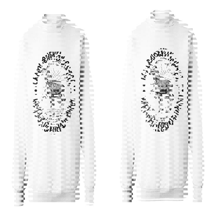 オカピ保護アフリカコンゴ野生動物保護オカピ スウェットシャツ