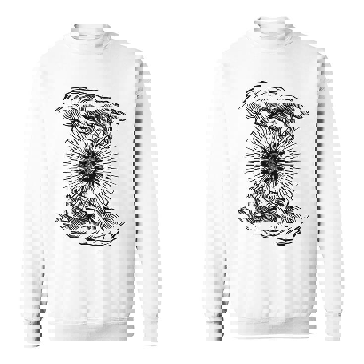 オカルトアイズ As Aboveo Below Witchcraft 異教 ゴシック グランジ スウェットシャツ