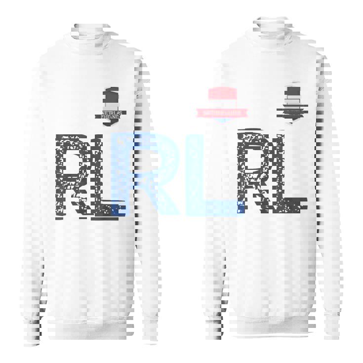 オランダ オランダ 人間の旗 文字 R And L Nederland スウェットシャツ