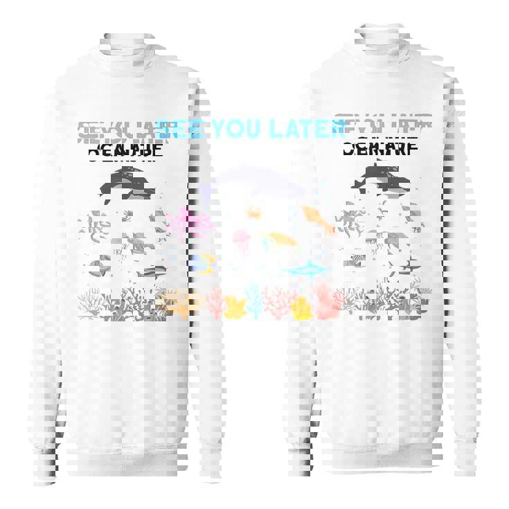 オーシャンネイチャー 未来の海洋生物学者 科学者 スウェットシャツ