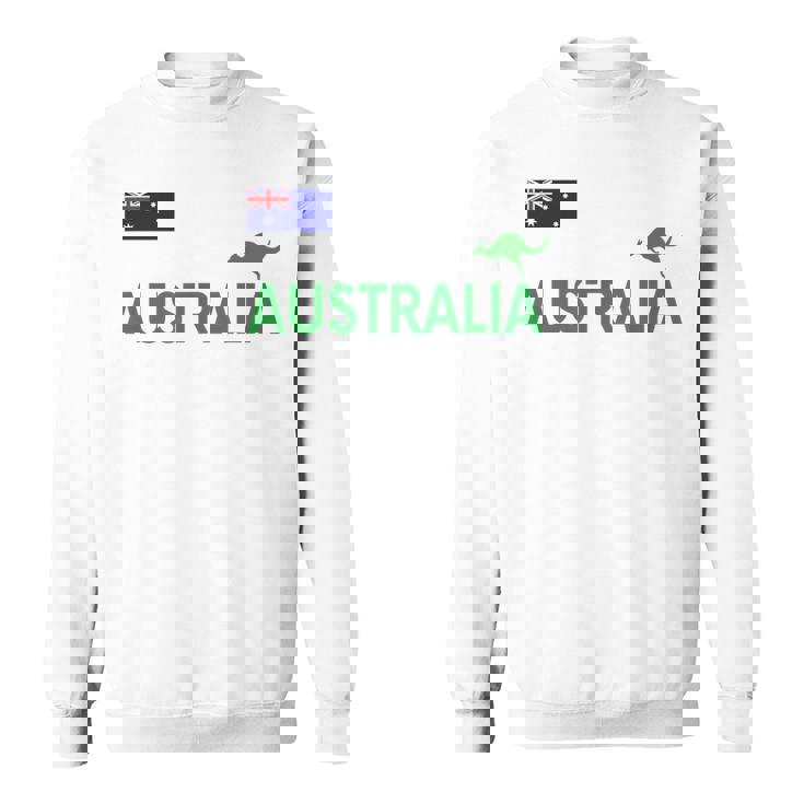 オーストラリア 国旗 カンガルー サッカー ラグビー フットボール 水泳 応援 スウェットシャツ