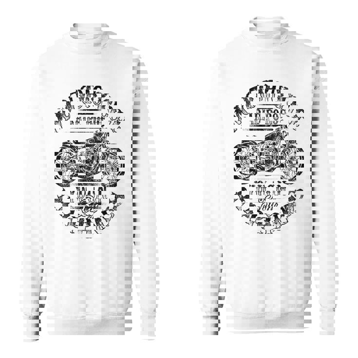 バックプリント オートバイ ファン シンプル バイカー エッジールック グラフィック スウェットシャツ