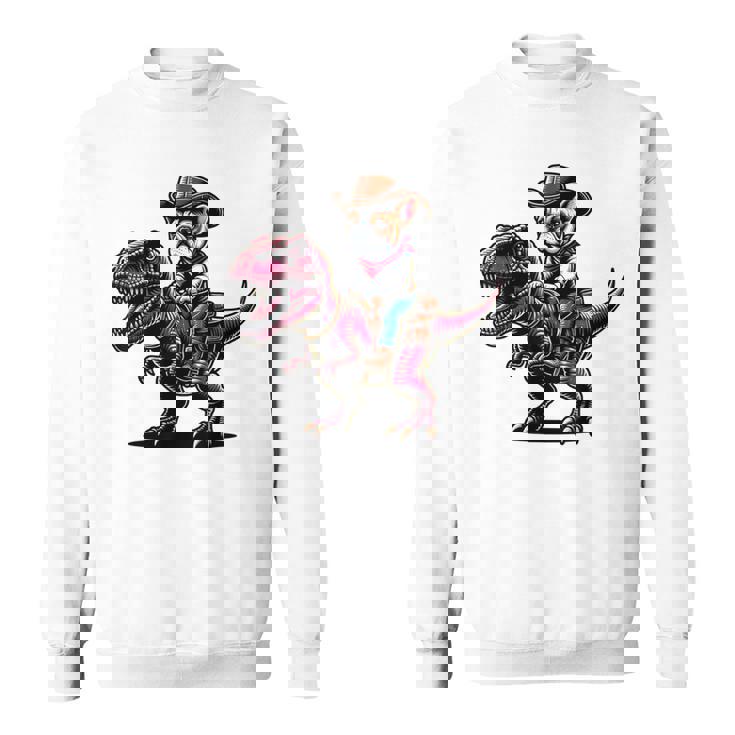 カウボーイ フレンチブルドッグ ライディング A ティラックス かわいいフレンチー スウェットシャツ