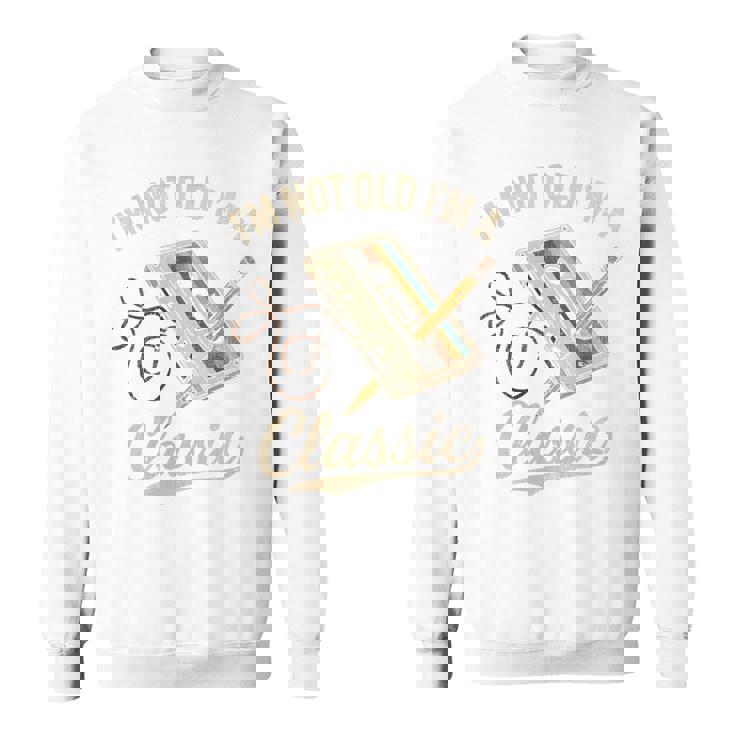 カセットテープ クラシック レトロ ヴィンテージ 70年代 80年代 90年代音楽 長袖tシャツ スウェットシャツ