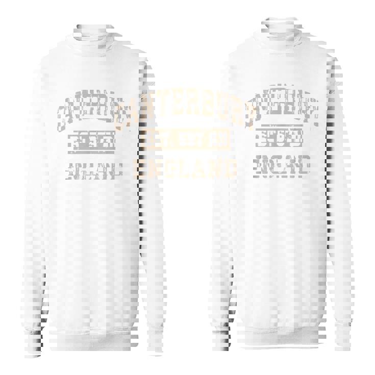 カンタベリー イングランド Uk Est Year Athletic Beige Distressed スウェットシャツ