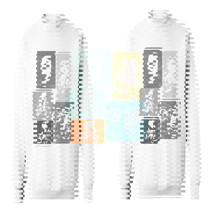 キッズ 9歳の男の子サイクリスト9歳の誕生日バイクマウンテンバイク スウェットシャツ