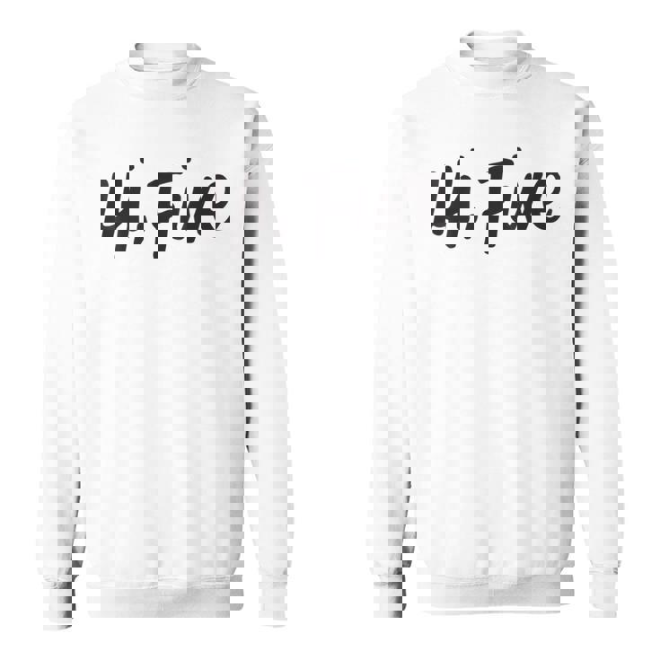 キッズ Hi Five 5Th Birthday 5歳 パーティー 幼稚園 スウェットシャツ