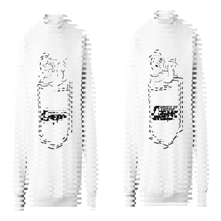 キャスパー・ザ・フレンドリー・ゴースト・デイドリーミング・オン・ユア・ポケットで スウェットシャツ