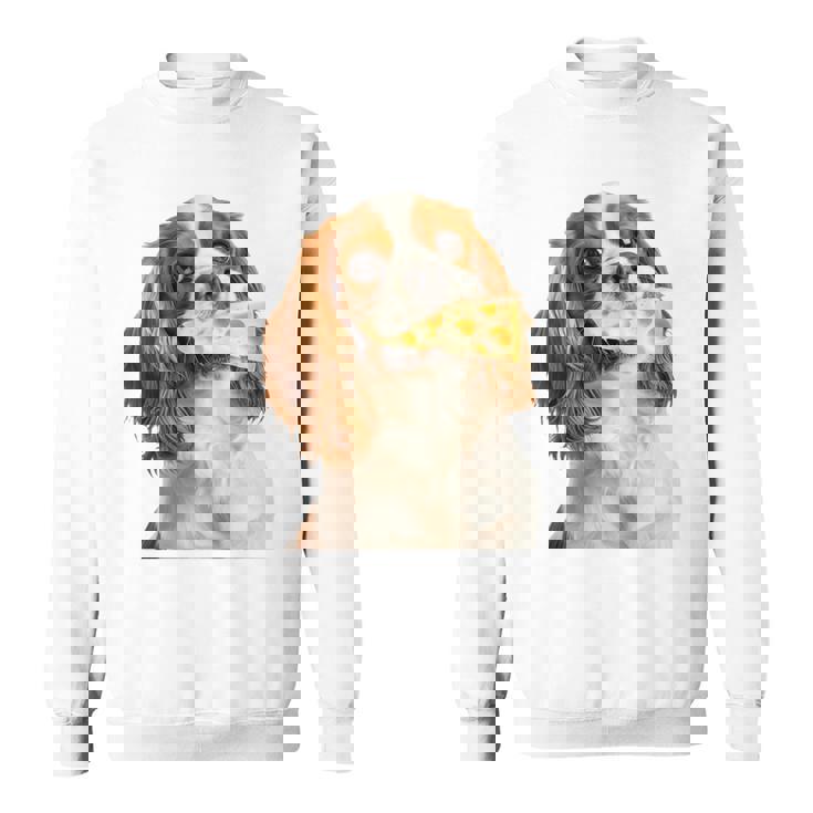 キャバリア・キング・チャールズ・スパニエル・チーズ・ドッグキャバリアー 長袖tシャツ スウェットシャツ