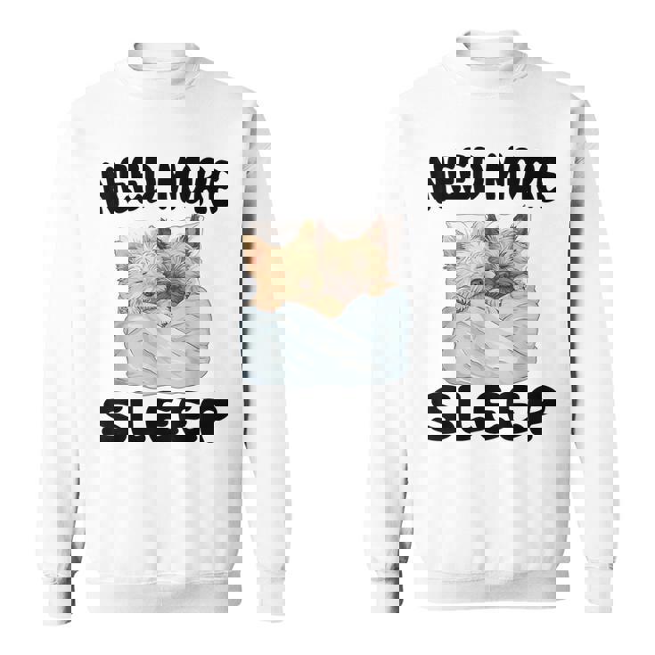 キュートなケアンテリア、睡眠用パジャマ、ナイトガウン。 スウェットシャツ