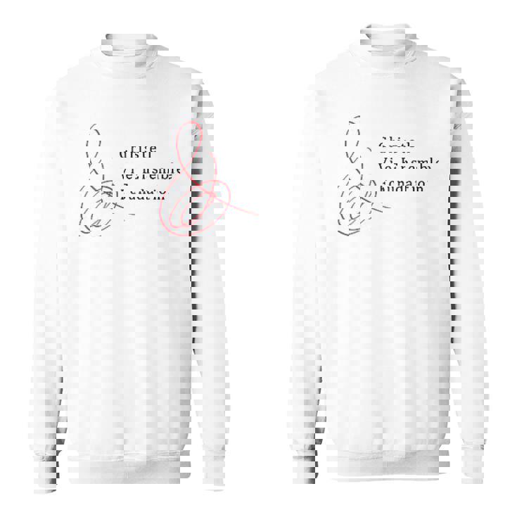 クリステル財団オフィシャルロゴ スウェットシャツ