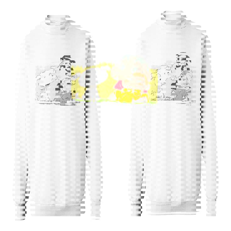 クレヨンしんちゃん 「ひまわり抱っこ」しんちゃん スウェットシャツ