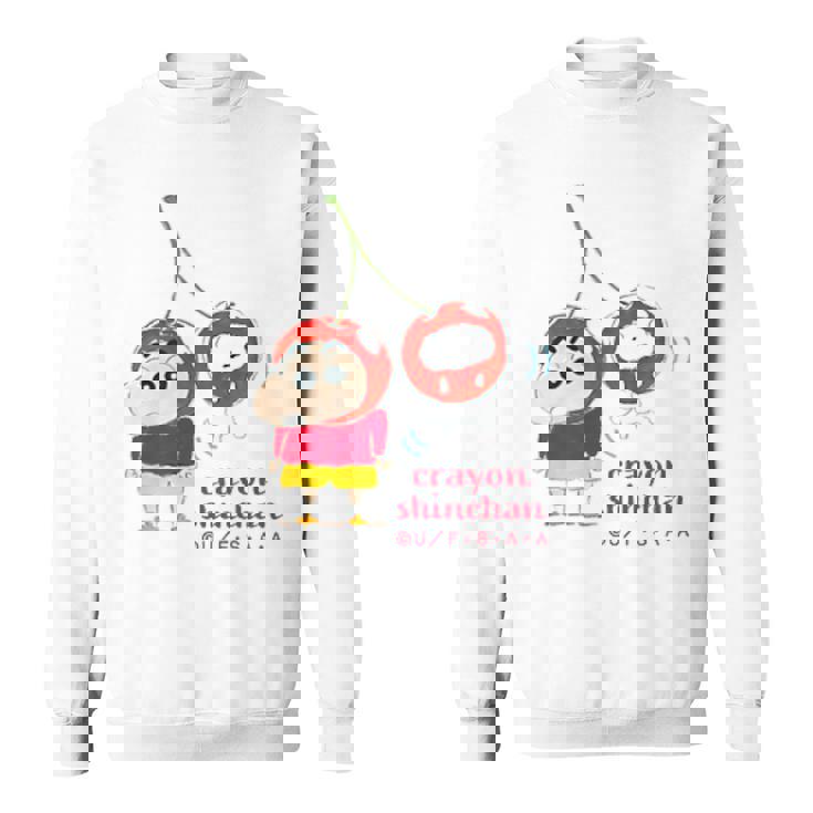 クレヨンしんちゃん さくらんぼしんちゃんワンポイント スウェットシャツ